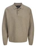 Jack Jones Blabradfort Relax Fit Polo Yaka Erkek Kazak 12285374 thumbnail 10