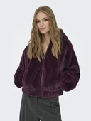 Only Jdy Yola Faux Fur Hood Kadın Ceket 15359329 thumbnail 1
