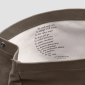 Brooks Pickwick Cotton Canvas Sırt Çantası Moss Kahverengi 26LT thumbnail 3