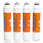 Waterlife Uyumlu Filtre 5 'li LG Mebran Set Waterlife Su Arıtma Filtresi thumbnail 4