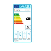 NARTE-H20190W 90CM BEYAZ CAM EĞİMLİ DAVLUMBAZ - 6 YIL GARANTİLİ thumbnail 4