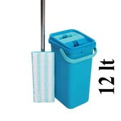 Palet Mop Temizlik Kovası 12 LT – Özel Mikrofiber Başlıklı Hızlı ve Hijyenik Temizlik Seti thumbnail 2