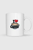 İ Love Coffee Tasarımlı Kupa Bardak thumbnail 1