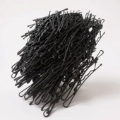 Technow Siyah %100 Metal Esnemez Dayanıklı Kadın Saç Tel Tokası 100  Adet thumbnail 9