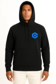 Kapüşonlu Csharp Logo Cep Tasarımlı Unisex Sweatshirt thumbnail 9