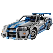LEGO Technic Daha Hızlı Daha Öfkeli Nissan Skyline GT-R (R34) Araba 42210 thumbnail 4