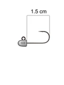 JUNGLEGYM J313 JH TG JIG HEAD NO:10 3 ADET – 1.5cm Uzunluk thumbnail 2