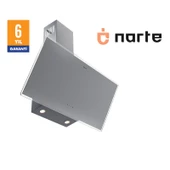 NARTE-H20190S 90CM GRİ CAM EĞİMLİ DAVLUMBAZ - 6 YIL GARANTİLİ thumbnail 2