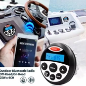 Guzare GR304 Su Geçirmez Bluetooth Marin Stereo Radyo thumbnail 5