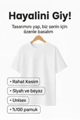 Çizgisel Kişiye Özel Fotoğraf Çizim Baskılı T-Shirt thumbnail 4