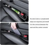 TESLA MODEL Y JUNİPER İÇİN UYUMLU KOLTUK KENARI CEP SAĞ SOL TAKIM thumbnail 3