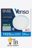Venso 24W Yuvarlak Sıva Üstü LED Panel thumbnail 1