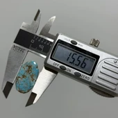 Doğal İran Nişabur Firuze (Turkuaz) Taşı 17,7 Karat - 3,52 Gram thumbnail 2