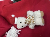 Snow Bear Kırmızı Xmas Köpek Kıyafeti | Kapüşonlu Polar Noel Sweatshirt | Küçük Irklar İçin thumbnail 5