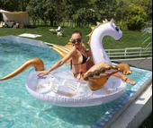 Crivit Pegasus Şişme Deniz Yatağı 226x200x120cm thumbnail 2