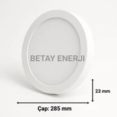 Venso 24W Yuvarlak Sıva Üstü LED Panel thumbnail 3