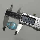 Doğal İran Nişabur Firuze (Turkuaz) Taşı 29,9 Karat - 5,98 Gram thumbnail 3