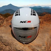 NCR KASK ÇENESİZ 230 ECE BELGELİ - PARLAK BEYAZ thumbnail 3