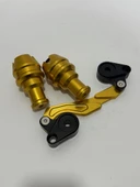 Motosiklet Universal Çiftli Egzoz Koruma Takozu thumbnail 2