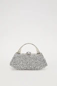 Mini Gümüş Taşlı Abiye El Çantası 930184 thumbnail 3