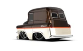 Adore Oyuncak CarTuned S2 1957 GMC Panel Van - Kahverengi Custom Araba ICT529705 thumbnail 2