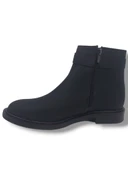 Zerhan 801 Kadın Siyah Tokalı Fermuarlı Büyük Numara Bot 41 42 thumbnail 3