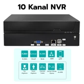 O-KM VISION 6 Kameralı WİFİ Güvenlik Kamerası Seti 19'' Monitör NVR Kayıt Cihazı (256GB SSD Dahil) thumbnail 7