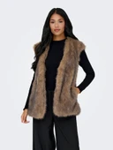 15354308 ONLDAWN LIFE FAUX FUR WAISTCOAT OTW thumbnail 2