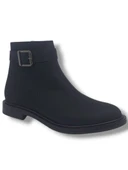 Zerhan 801 Kadın Siyah Tokalı Fermuarlı Büyük Numara Bot 41 42 thumbnail 2