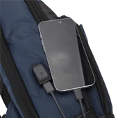 Plm Livorno-Usb 17 Lacivert  Notebook Sırt Çantası thumbnail 2