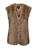 15354308 ONLDAWN LIFE FAUX FUR WAISTCOAT OTW thumbnail 6