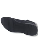 Zerhan 801 Kadın Siyah Tokalı Fermuarlı Büyük Numara Bot 41 42 thumbnail 5