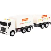 Polesie City-2 Sürtmeli Çift Dorse Tır Işıklı Sesli Beyaz Kabin Kutuda 96388 thumbnail 5