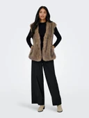 15354308 ONLDAWN LIFE FAUX FUR WAISTCOAT OTW thumbnail 4