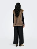 15354308 ONLDAWN LIFE FAUX FUR WAISTCOAT OTW thumbnail 5
