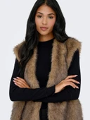 15354308 ONLDAWN LIFE FAUX FUR WAISTCOAT OTW thumbnail 3