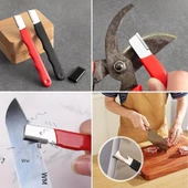 Koruyucu Kapaklı Keskin Makas Budama Makası Bıçak Bileme Aparatı Bileyici thumbnail 2