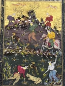 Sonsuzluk Sürüsü Adlı El Yapımı Minyatür Resim 28x17,5 cm thumbnail 2