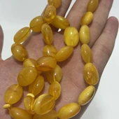 Doğal Kaya Damla Kehribar Tesbih 31lik 54,50 Gram thumbnail 8