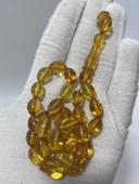 Doğal Kaya Damla Kehribar Tesbih 33lük 16,16 Gram thumbnail 3