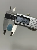 Kabaşon Kesim Doğal Aqua Kalsedon Taşı 13,5 Karat thumbnail 3