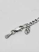 Zincir Motifli 925 Ayar Gümüş Bileklik 3,85mm 4,5 Gram thumbnail 3