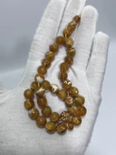 Doğal Kaya Damla Kehribar Tesbih 32lik 13,43 Gram thumbnail 3