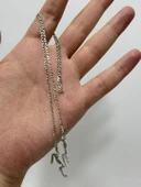 Zincir Motifli 925 Ayar Gümüş Kolye 1,85mm 4 Gram thumbnail 4