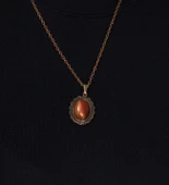 Doğal Taş Yemen Akik Doğal Taşlı Kadın Doğal Taş Otantik Kolye euk27byma thumbnail 2