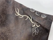 Smog Octoberfast Temalı Deri Erkek Şort L Beden thumbnail 5