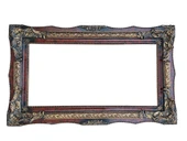 Dekoratif İşlemeli Ahşap Çerçeve 124x73 cm 014 thumbnail 1