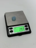 Kabaşon Kesim Doğal Aqua Kalsedon Taşı 14,8 Karat thumbnail 6