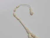 Kesme Fildişi Tesbih 8,63 Gram - Koleksiyonluk Fil Dişi Tespih thumbnail 5