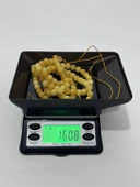 Doğal Kaya Damla Kehribar Tesbih 99luk 6mm 16,07 Gram thumbnail 5